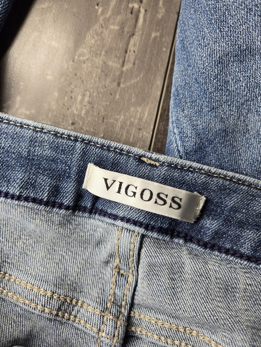 Vigoss Jagger Skinny Medium‑Wash Distressed Jeans Women’s Size 28 - Picture 3 of 16